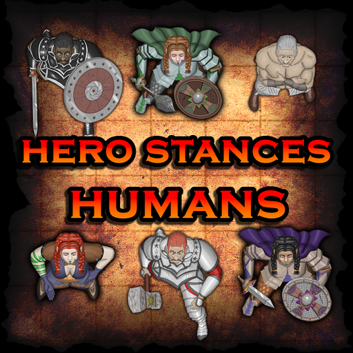 Hero Stances 1 - Humans