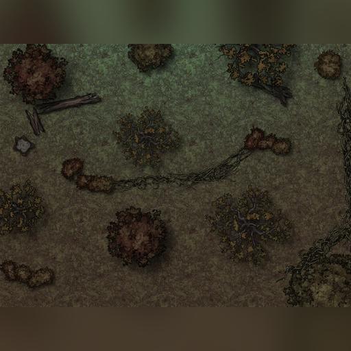 Autumn Forest Night Maps