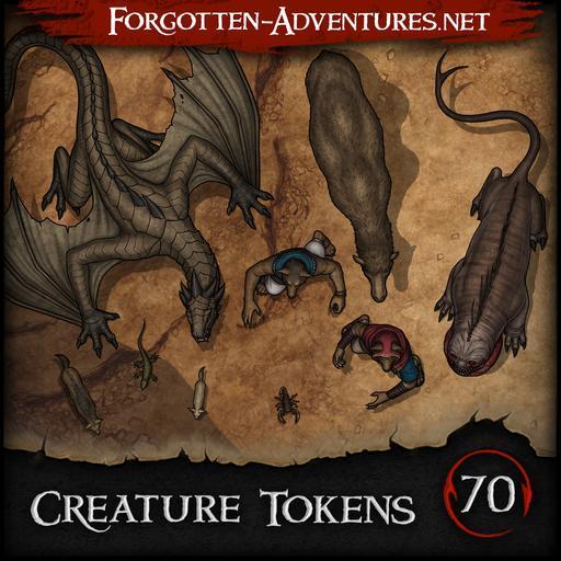 Creature Tokens - Pack 70 | Roll20 Marketplace: Digital goods for ...