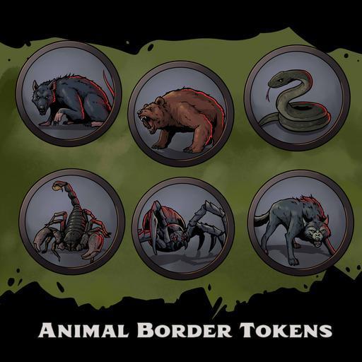 Animal Bordered Tokens