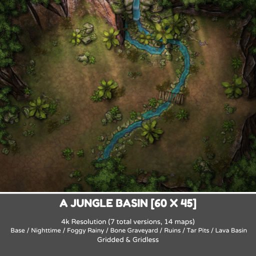 A Jungle Basin [60 x 45]