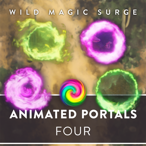 Animated Portal Tokens - Four