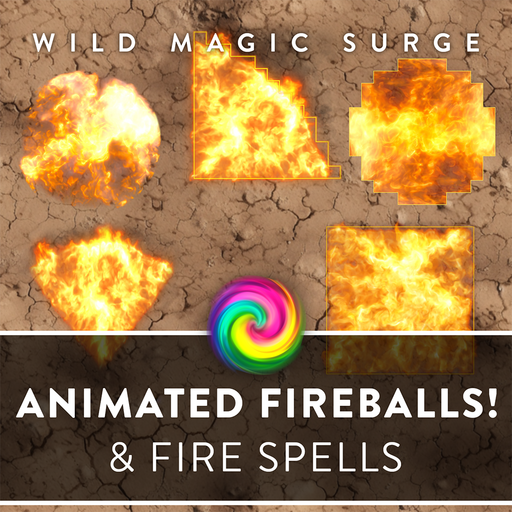 Animated Fireballs and Fire Spells