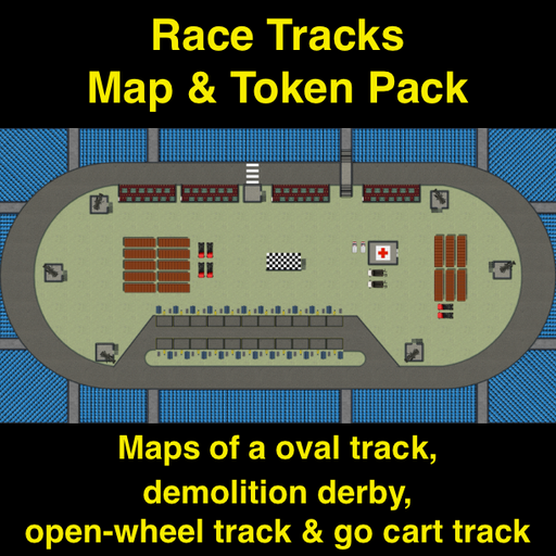 Race Tracks | Map & Token Pack