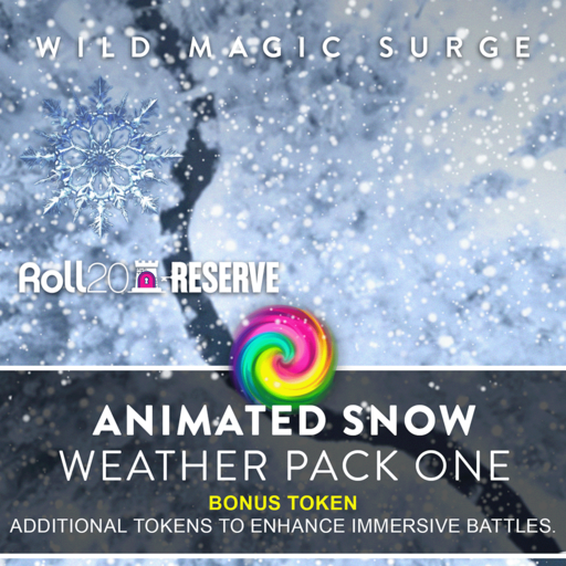 Animated Snowy Weather with Bonus Tokens