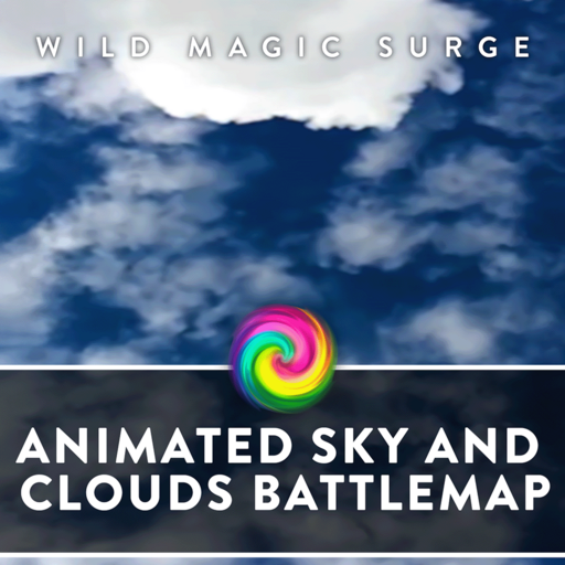 Animated Clouds for Flying Combat Battle Map