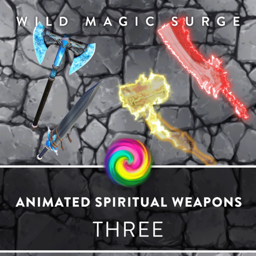 Animated Spiritual Weapons - Three