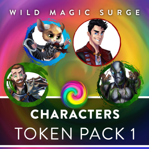 Cute Fantasy Character Tokens -  One