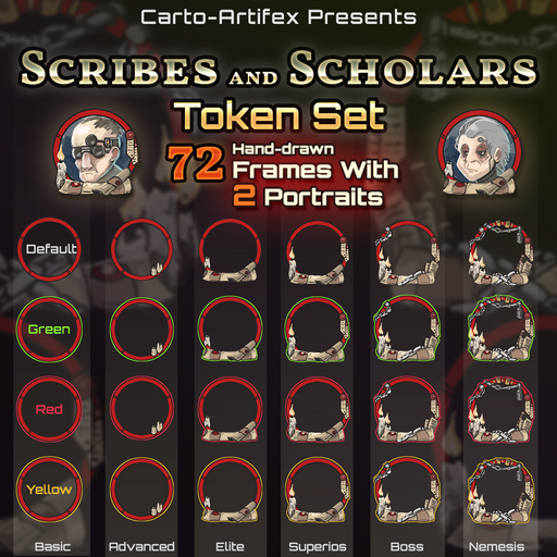 Scribes and Scholars Token-Set