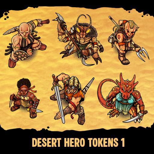 Desert Hero Tokens 1 | Roll20 Marketplace: Digital goods for online ...