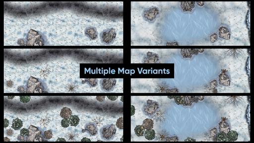 Arctic Wilderness - Map Pack Vol. 1 | Roll20 Marketplace: Digital goods ...