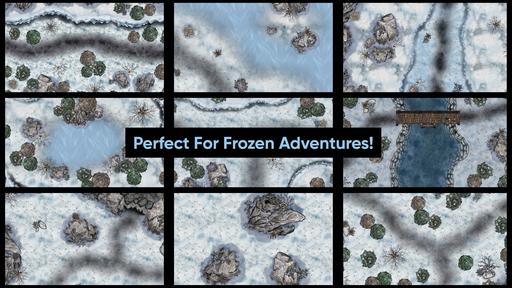 Arctic Wilderness - Map Pack Vol. 1 | Roll20 Marketplace: Digital goods ...