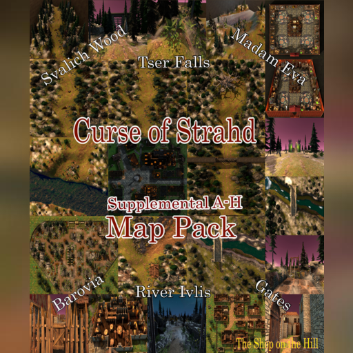 Curse of Strahd Map Pack  (Supplemental) A-H