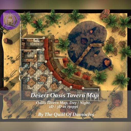 Desert Oasis Tavern Map