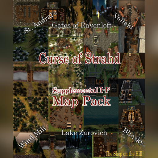 Curse of Strahd Map Pack  (Supplemental) I-P