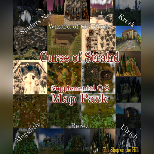 Curse of Strahd Map Pack  (Supplemental) Q-Z