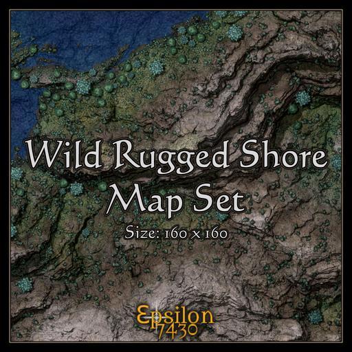 Wild Rugged Shore Map Set