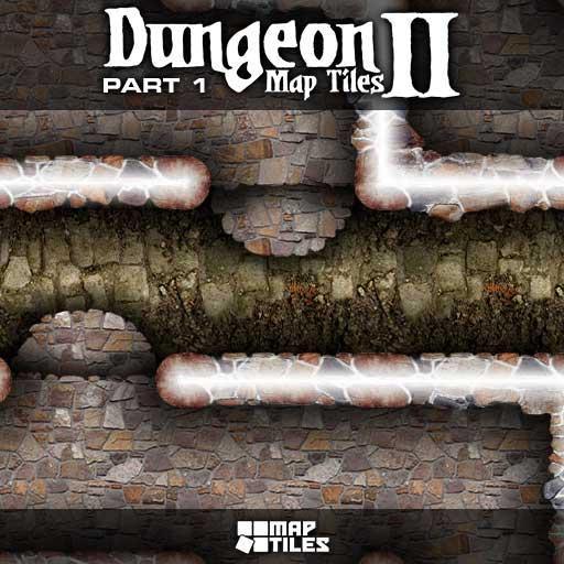 Dungeon Map Tiles II - Part 1