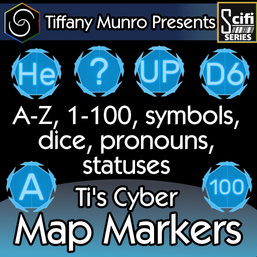 Ti's Blue Cyber Legend Markers