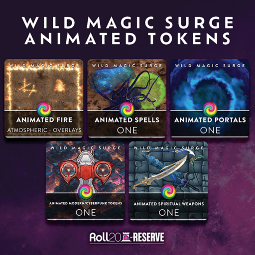 Wild Magic Surge - Animated Spells and Overlays