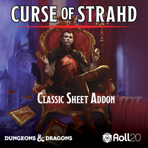 Curse of Strahd Addon (Classic Sheet)