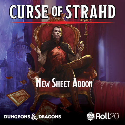 Curse of Strahd Addon (New Sheet)