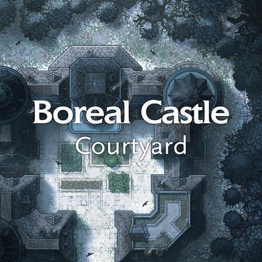 Boreal Castle: Courtyard