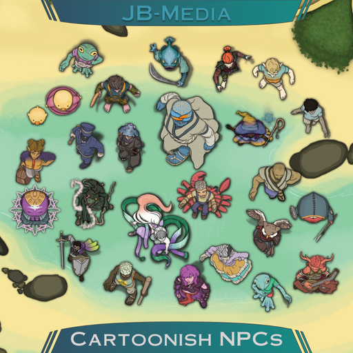 Cartoonish NPCs - Token Pack