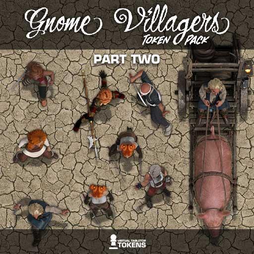 Gnome Villagers Token Pack - Part 2