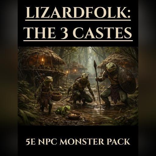 Lizardfolk: The 3 Castes | 5e Monsters 