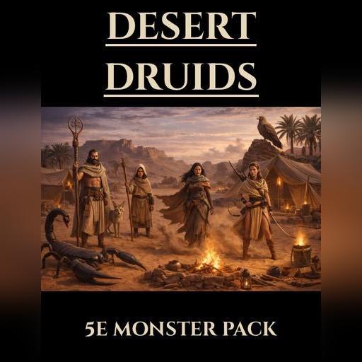 Desert Druids | 5e Monsters
