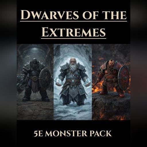 Dwarves of the Extremes | 5e NPC Monsters