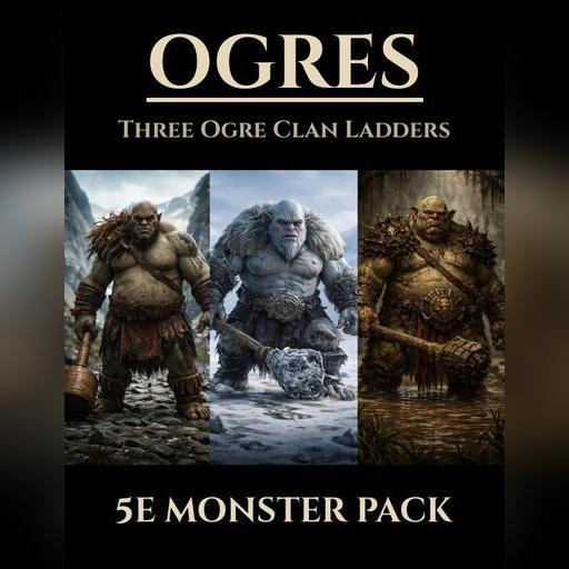 Ogres: Three Clan Ladders | 5e Monsters
