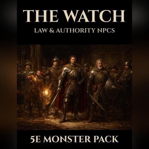 The Watch: Law & Order NPCs | 5e Monsters