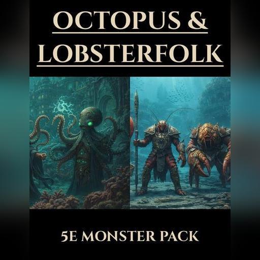 Octopusfolk & Lobsterfolk | 5e Monsters