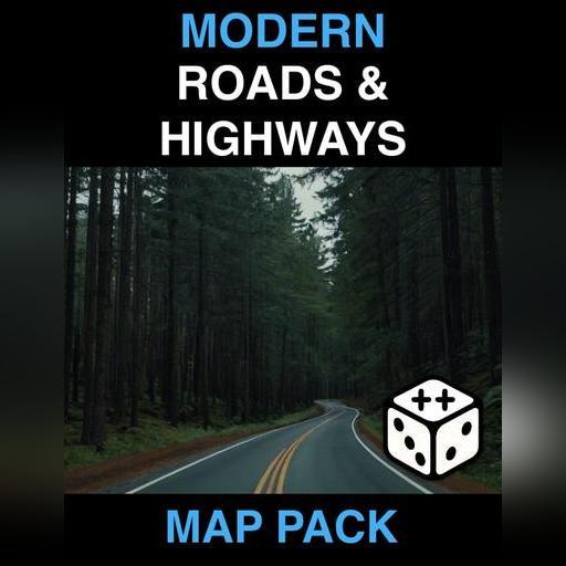 Modern Highways & Roads | Map Pack