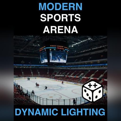Modern Sports Arena | Dynamic Lighting