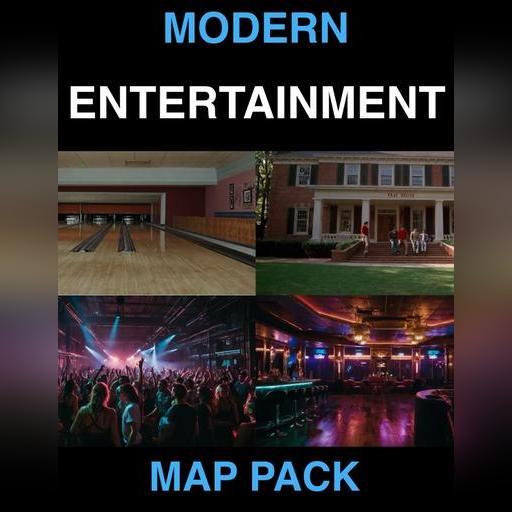 Modern Entertainment Buildings Map Pack