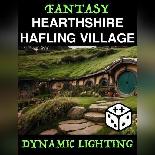 Hearthshire - a Halfling Village | Dynamic Lighting 