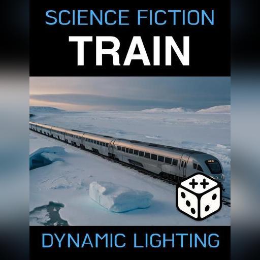 Science Fiction Train | Dynamic Lighting 