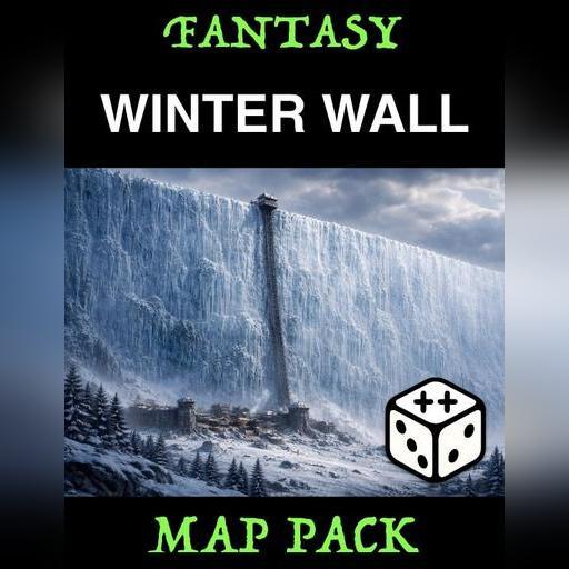Winter Ice Wall Map Pack