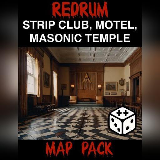 Redrum Maps: Strip Club, Motel, Masonic Lodge