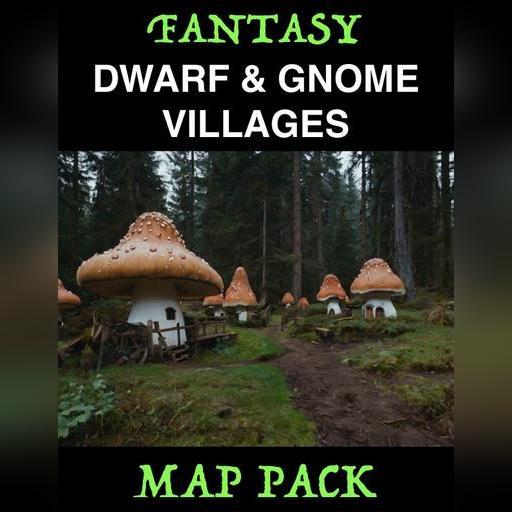 Tinkerton & Forgeton, Dwarf and Gnome Village Map Pack