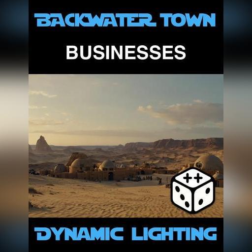 Backwater Town - Businesses | Dynamic Lighting