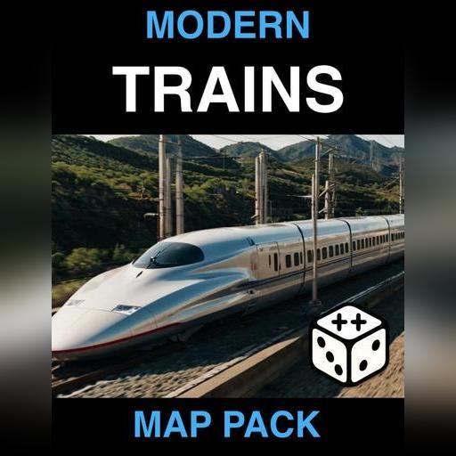 Modern Train Map Pack