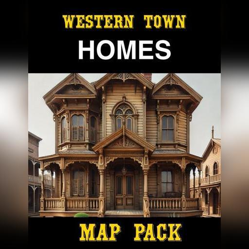 Western Town - Homes Map Pack