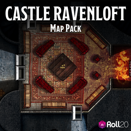 D&D Castle Ravenloft Map Pack