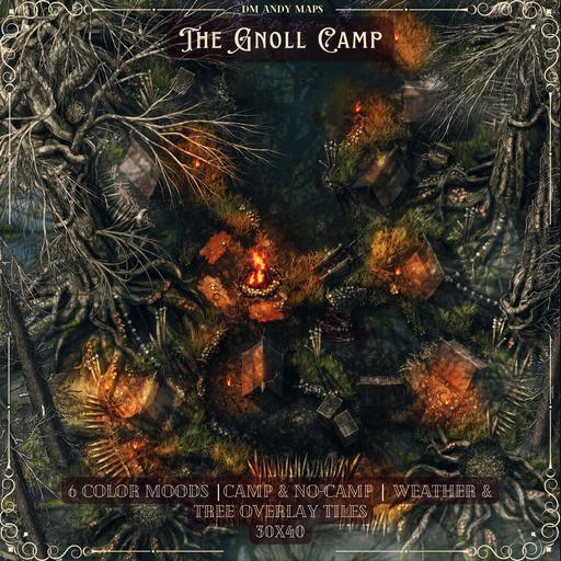 DM Andy Maps - The Gnoll Camp