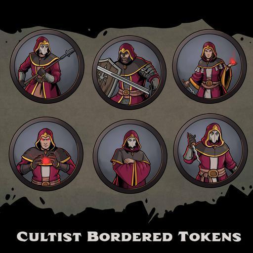 Cultist Bordered Tokens