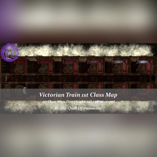 Victorian Train 1st Class Car Map